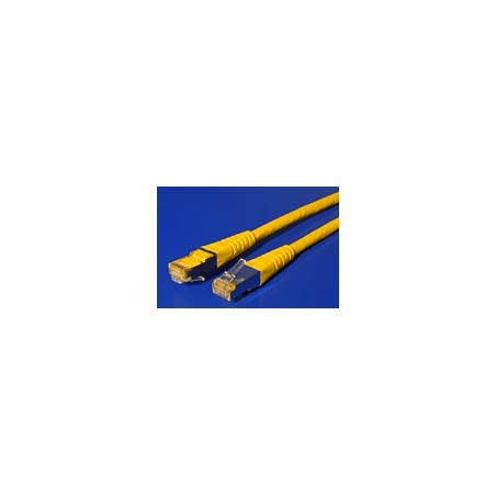 S/FTP patchkabel kat. 6, 0,3m, žlutý