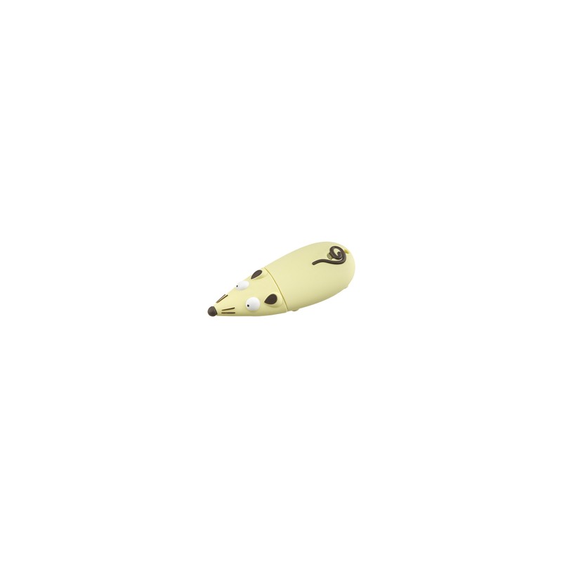 USB Flash 2.0 Tracer Mouse 4GB Yellow