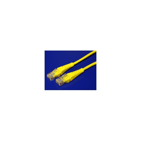 UTP patchkabel kat. 5e, 1m, žlutý