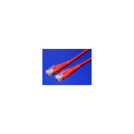 UTP patchkabel kat. 5e, 3m, červený