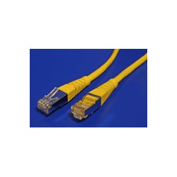 FTP patchkabel kat. 5e, 0,5m, žlutý