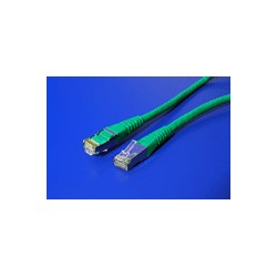 S/FTP patchkabel kat. 6, 0,3m, zelený