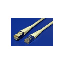 S/FTP patchkabel kat. 6, 0,3m, šedý