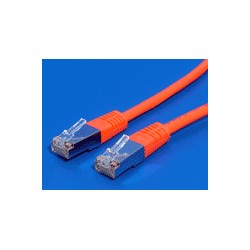 S/FTP patchkabel kat. 6, 15m, červený
