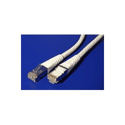 S/FTP patchkabel kat. 6, 2m, bílý