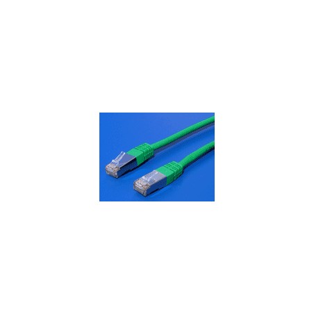 S/FTP patchkabel kat. 6, 7m, zelený