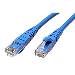 UTP patchkabel kat. 6, 0,5m, LSOH, modrý
