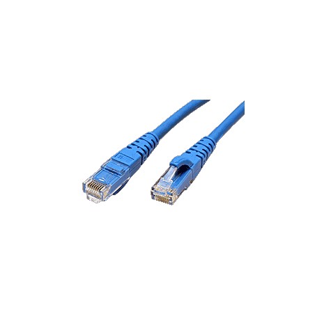 UTP patchkabel kat. 6, 0,5m, LSOH, modrý