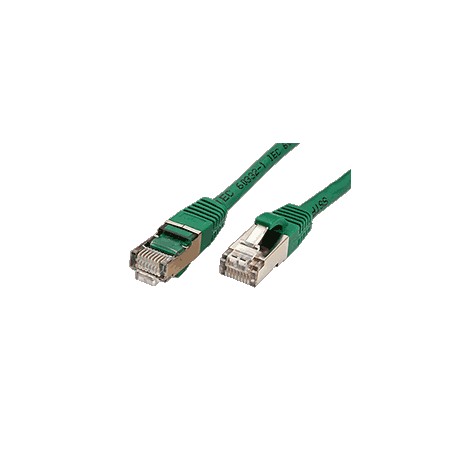 S/FTP patchkabel kat. 6, LSOH, 1m, zelený