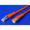 FTP patchkabel kat. 5e, 1m, červený