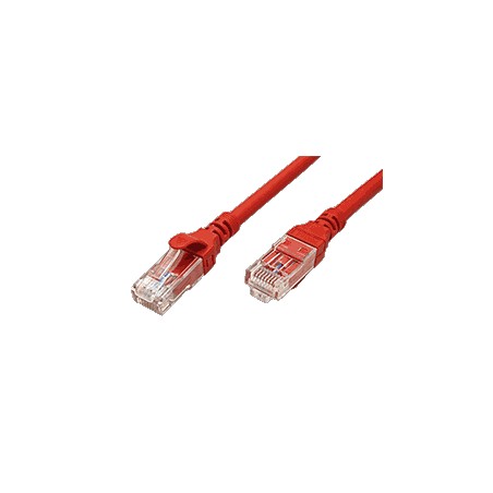UTP patchkabel kat. 6, Component Level, LSOH, 3m, červený