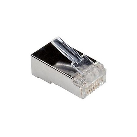 Konektor RJ45 kat. 6 stíněný, na lanko / drát, 10ks