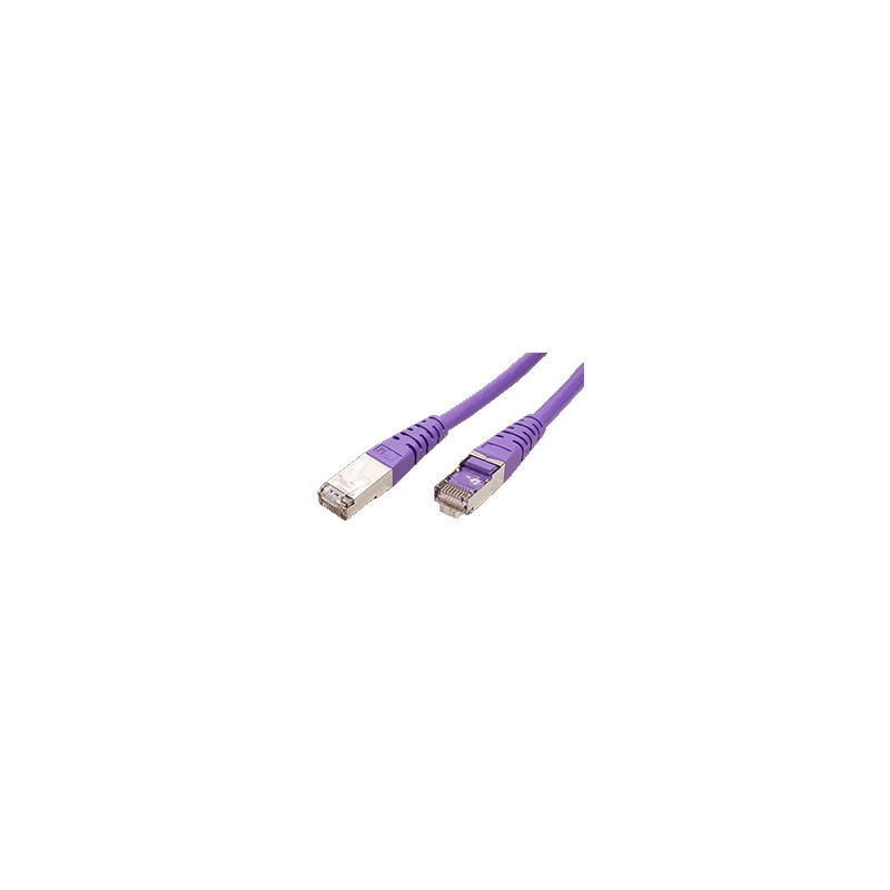 S/FTP patchkabel kat. 6, 2m, fialový