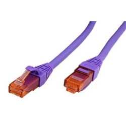 UTP patchkabel kat. 6, Component Level, 20m, LSOH, fialový