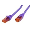 UTP patchkabel kat. 6, Component Level, 20m, LSOH, fialový