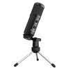LORGAR mikrofon Soner 313 pro Streaming, kondenzátorový, Volume&Echo Knob, černý