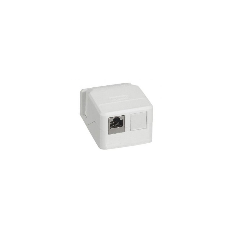 LEGRAND LINKEO C Zásuvkový nástenný neosazený povrchový box pro 2× RJ45, pro 1x nebo 2x keystone
