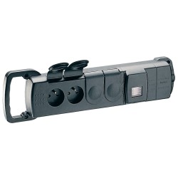 LEGRAND zásuvkový blok 4x2P+T - bez kabelu 50552