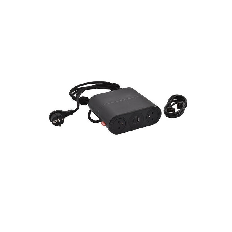 Legrand - Incara™ Link'On - Zásuvkový blok přenosný propojitelný 4x2P+T/2xUSB A+C/HDMI/Wieland, kabel 2,5m