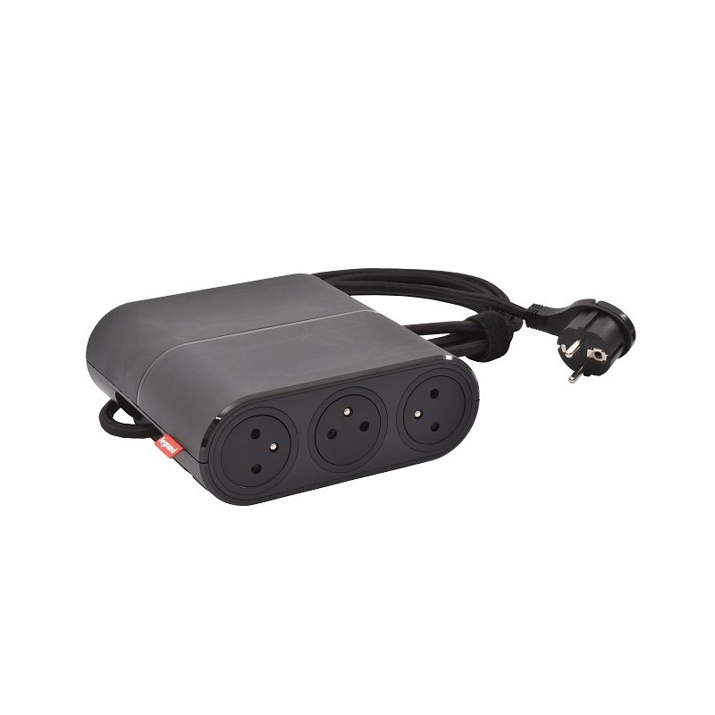 Legrand - Incara™ Link'On - Zásuvkový blok přenosný nepropojitelný 6x2P+T, kabel 2,5m