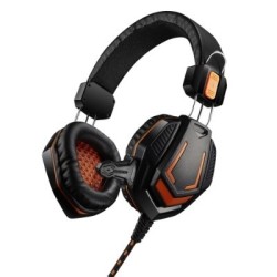 CANYON herní headset Fobos GH-3A, 3,5mm jack, ovládání hlasitosti, 2v1, 3.5mm adaptér, kabel 2m, černý