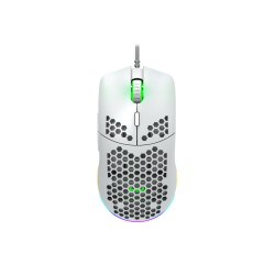 CANYON herní myš drátová Puncher GM-11, sensor Pixart PAW3519, makra, bílá
