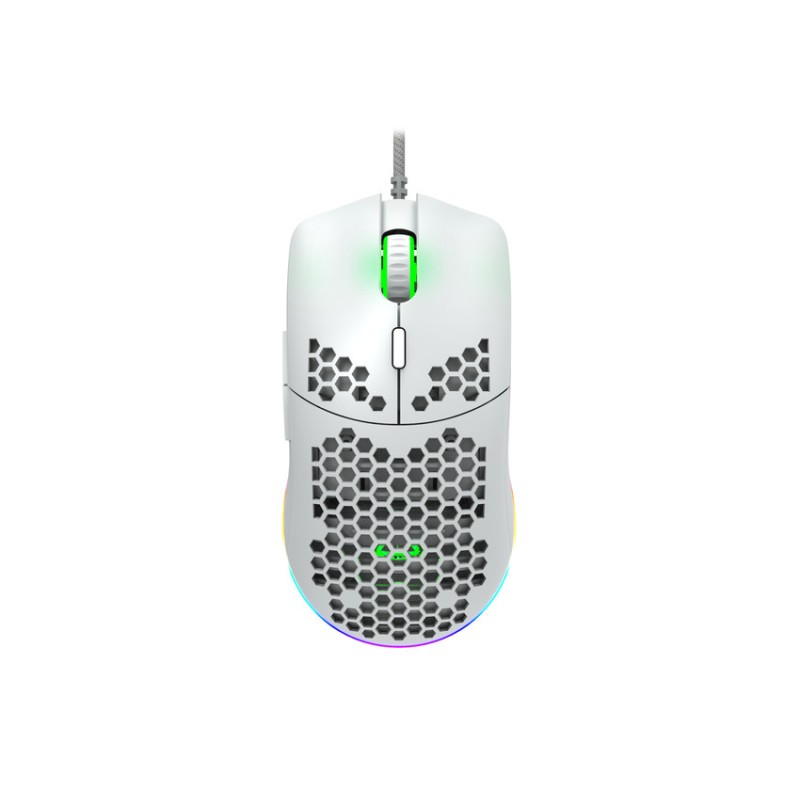 CANYON herní myš drátová Puncher GM-11, sensor Pixart PAW3519, makra, bílá