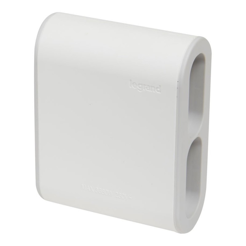 LEGRAND Revolution nabíjecí adaptér 4x2P, bílá-světlé šedá