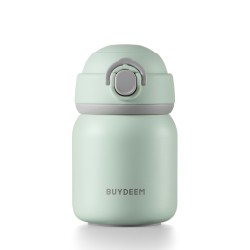 BUYDEEM TAN200, nerezová termo láhev, 200 ml, barva zelená