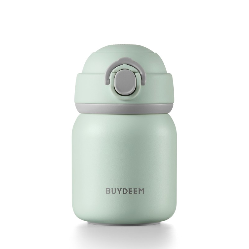 BUYDEEM TAN200, nerezová termo láhev, 200 ml, barva zelená