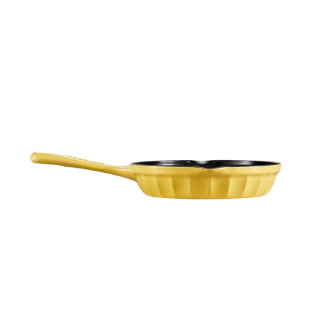 BUYDEEM CP542, Smaltovaná litinová pánev, průměr 21cm, barva žlutá