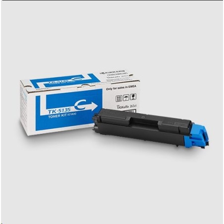 Kyocera Toner cyan na 5 000 A4 (při 5% pokrytí), pro TASKalfa 265ci TK5135C