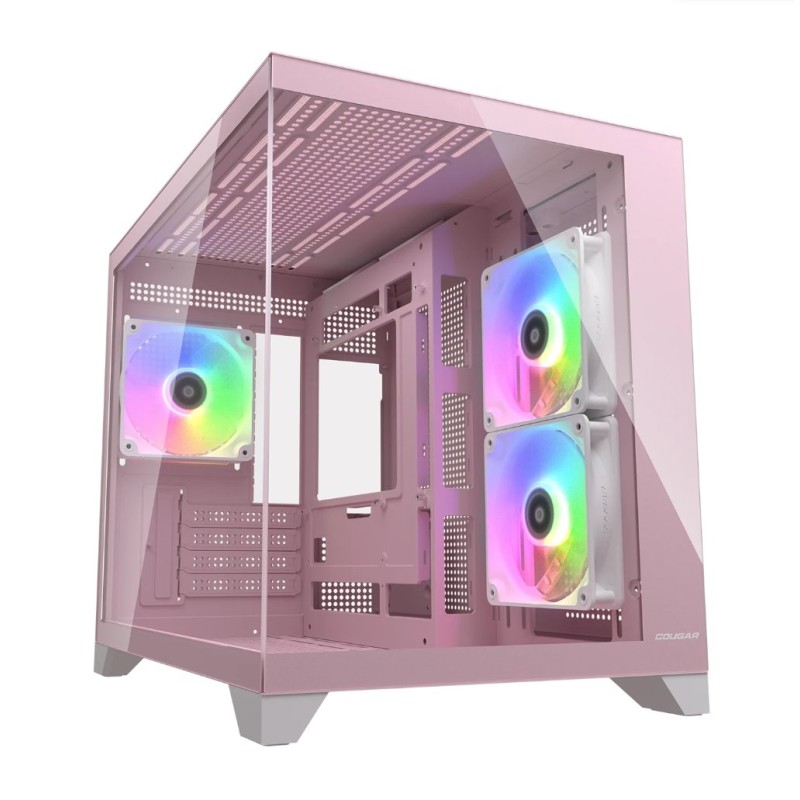 COUGAR PC skříň FV150 RGB Pink Mini tower