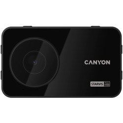 CANYON kamera do auta DVR25GPS,WQHD@60fps,CMOS sensor Sony,úhel 140°,Wi-Fi,USB-C,detekce pohybu,noční vidění