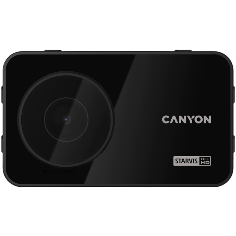 CANYON kamera do auta DVR25GPS,WQHD@60fps,CMOS sensor Sony,úhel 140°,Wi-Fi,USB-C,detekce pohybu,noční vidění
