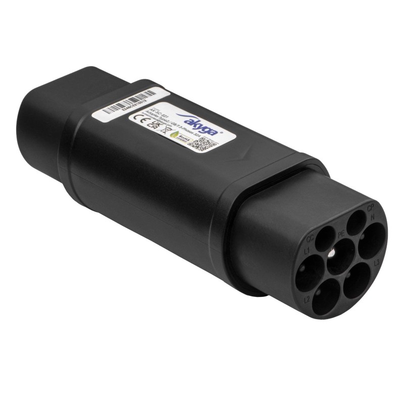 Akyga adaptér pro elektromobily Akyga AK-SC-E21 Typ2 GB/T 3fázové 32A