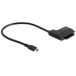 Delock Převodník SuperSpeed USB 10 Gbps (USB 3.1 Gen 2) s USB Type-C™ samec 22 pin SATA 6 Gbps samec napájecí zdroj