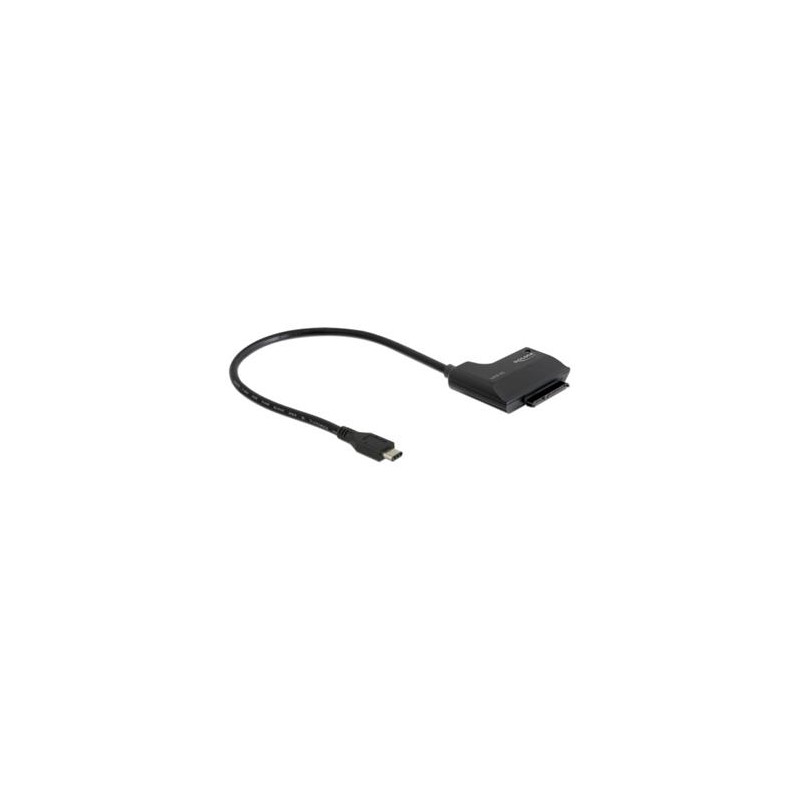 Delock Převodník SuperSpeed USB 10 Gbps (USB 3.1 Gen 2) s USB Type-C™ samec 22 pin SATA 6 Gbps samec napájecí zdroj