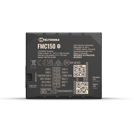 Teltonika Telematics FMC150, GPS smart tracker s Bluetooth a 4G LTE Cat 1