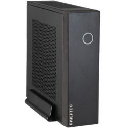 CHIEFTEC skříň Compact Series/mini ITX, IX-03B-OP, Black, Alu, bez zdroje