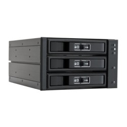 CHIEFTEC SATA/SAS Backplane CBP-2131SAS, 2 x 5.25" bays for 3 SAS/S-ATA HDDs, Hot-Swap, full aluminium
