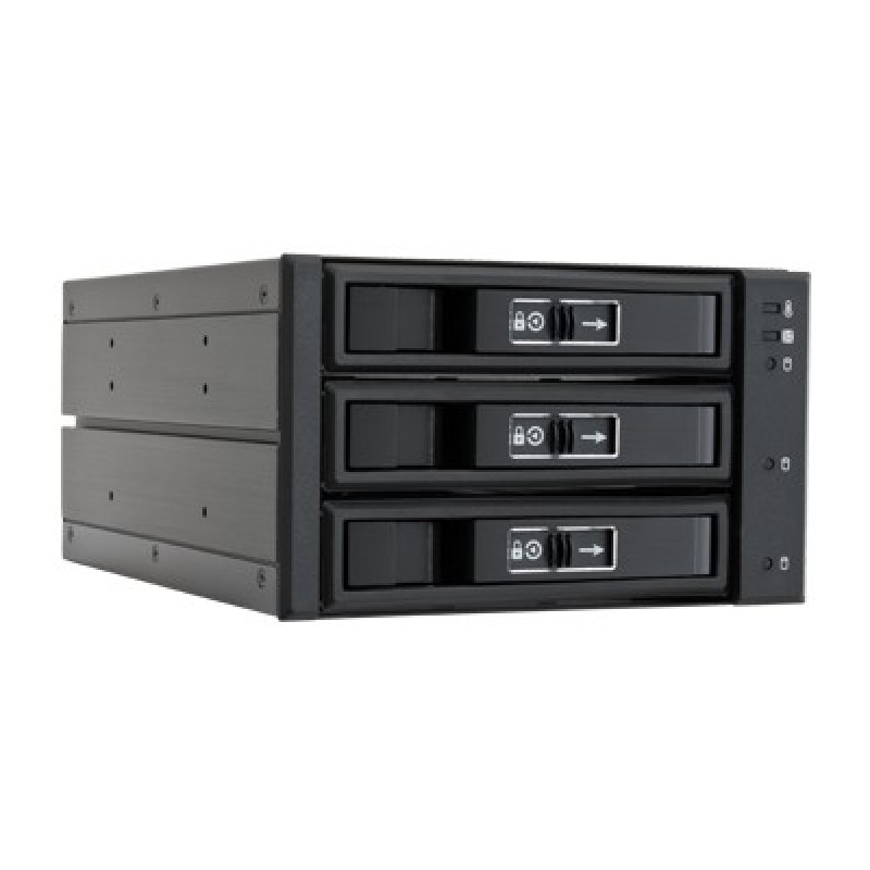 CHIEFTEC SATA/SAS Backplane CBP-2131SAS, 2 x 5.25" bays for 3 SAS/S-ATA HDDs, Hot-Swap, full aluminium