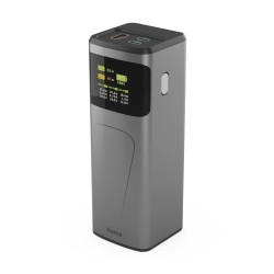 Hama High Power 65 W, powerbanka, 20000 mAh, 2x USB-C, 1x USB-A, PD, QC, displej