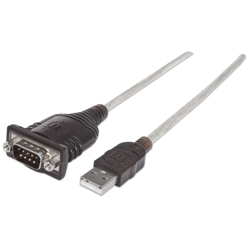MANHATTAN Převodník z USB na sériový port (FTDI FT232RL Chip, 45cm)