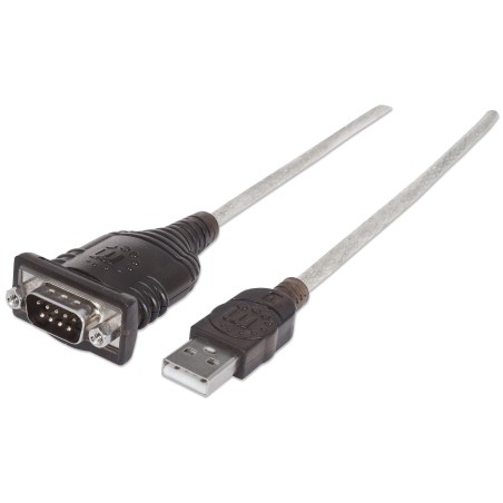 MANHATTAN Převodník z USB na sériový port (FTDI FT232RL Chip, 45cm)