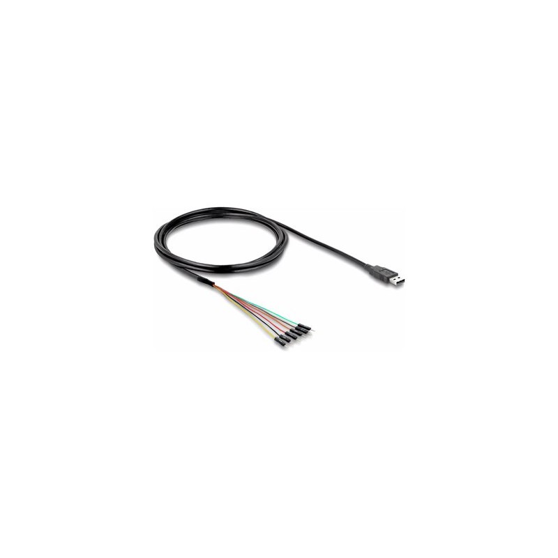 Delock Converter USB 2.0 Type-A to UART, Delock Converter USB 2.0 Type-A to UART 63989