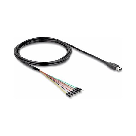 Delock Converter USB 2.0 Type-A to UART, Delock Converter USB 2.0 Type-A to UART 63989