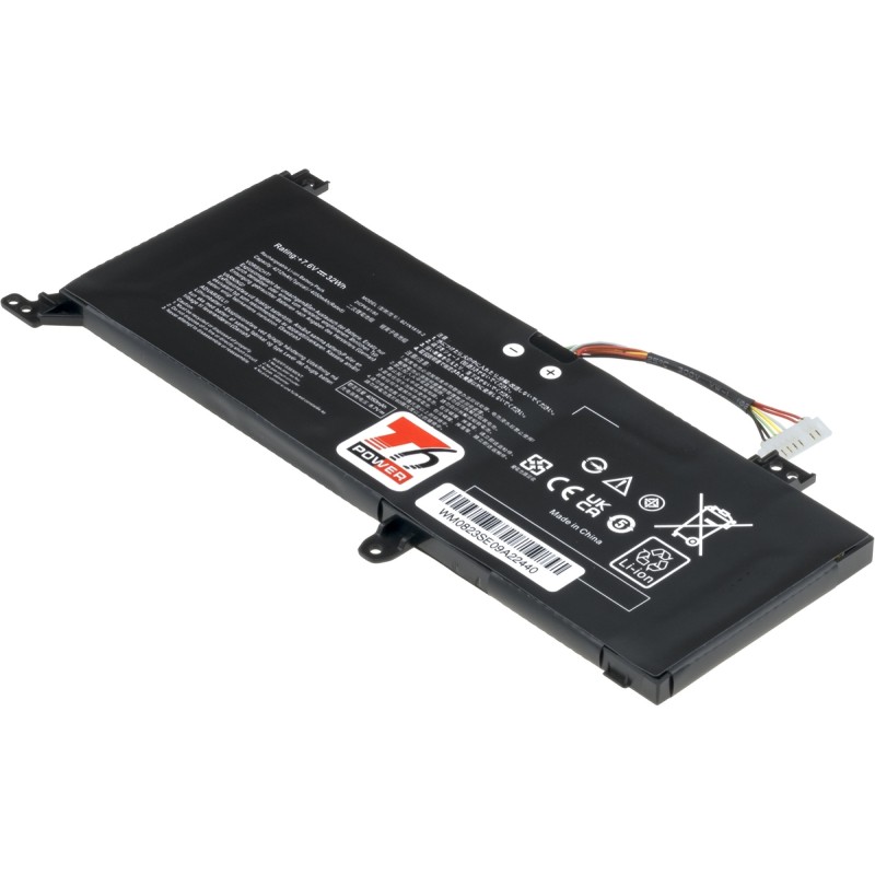 Baterie T6 Power pro Asus VivoBook A409, X409, F409, X409, X509, 4212mAh, 32Wh, 2cell, Li-pol
