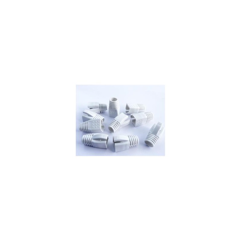 DATACOM krytka pro RJ45 (CAT6A,CAT7) bílý (10ks)