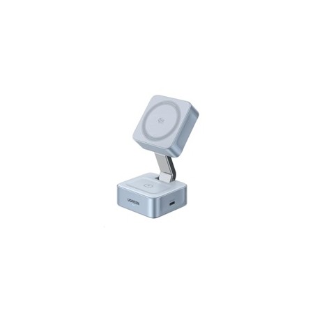 UGREEN magnetická bezdrátová nabíječka 2v1 MagFlow Qi2.2, 25W